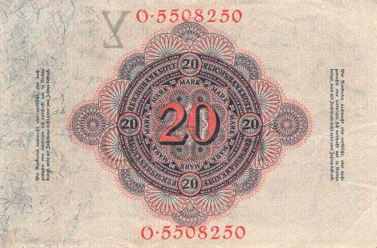 20 Mark 1914 ro.47b Y/O
